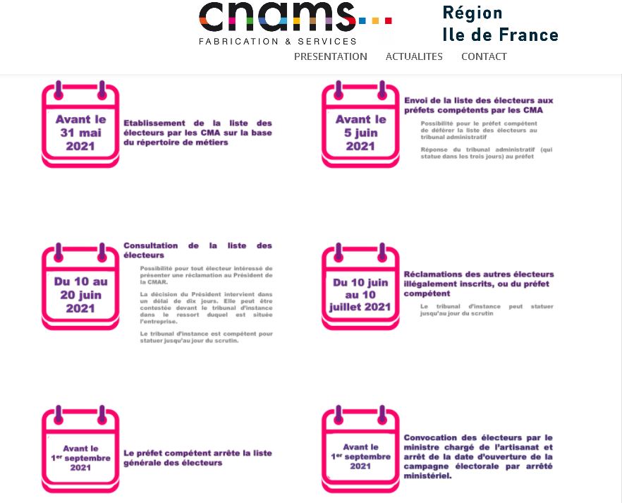 Elections aux CMA : Calendrier et modalités en bref