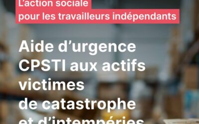 Dispositifs d’aide pour les travailleurs indépendants et employeurs impactés par les intempéries